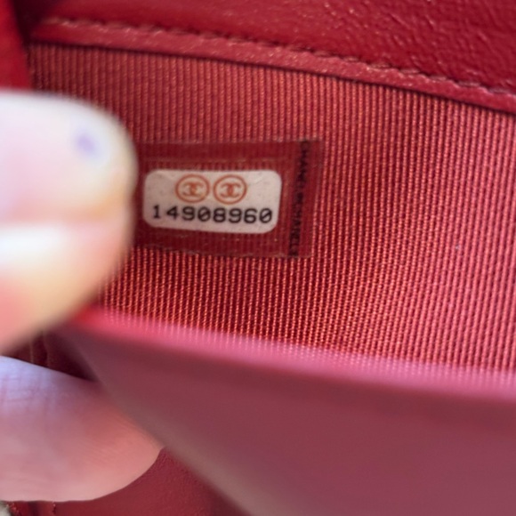 CHANEL Quilted Red Wallet - Picture 15 of 16